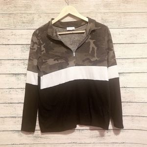 pink lily camo sweatshirt